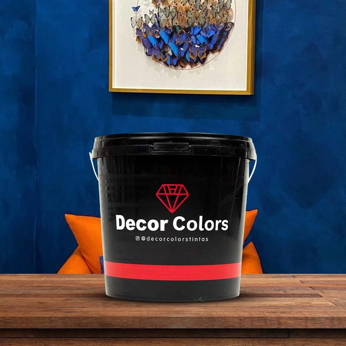 Concrete look plaster Rustic Imperial Teal 11 lb (5 kg) container